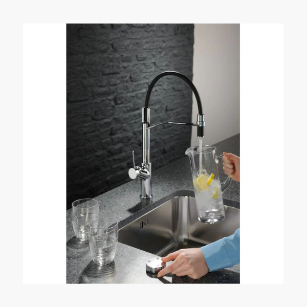 Robinet inverseur rond pour filtre à eau Abode
