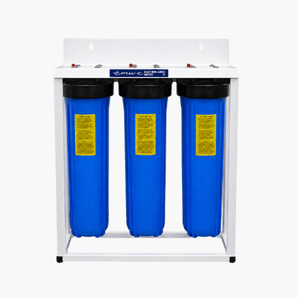 Filtration d'eau privée Jumbo 20 pouces en 3 étapes (Boîtiers et Inserts)