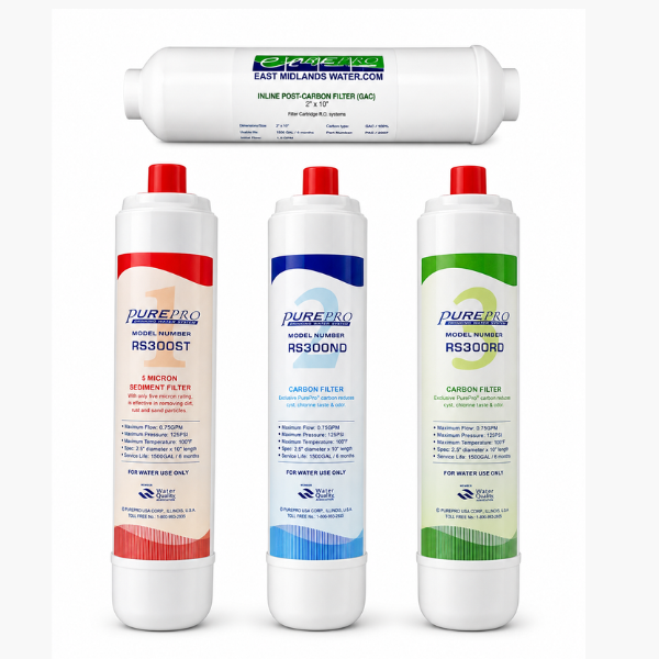Lot de 6 mois de filtres de rechange pour osmoseur Royal RO
