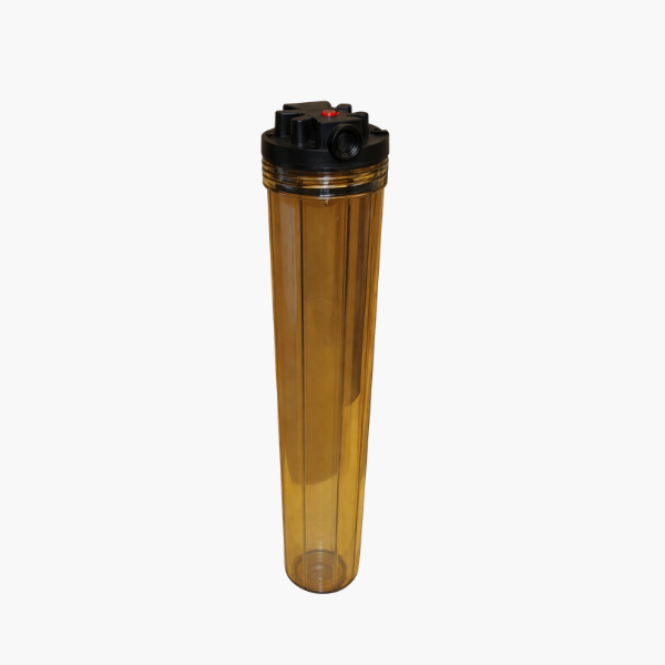 Boîtier de filtre - Boîtier transparent de 20 pouces Port 3/4 pouce avec support et clé (HC2034)