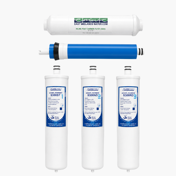 Pack de remplacement pour filtre et membrane RO compact 6 mois