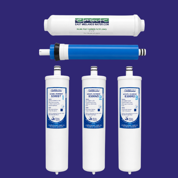 Pack de remplacement pour filtre et membrane RO compact 6 mois