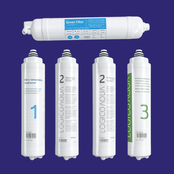 Pack de 6 mois de membranes et filtres d'osmose inverse rapide à 5 étapes ROCT8