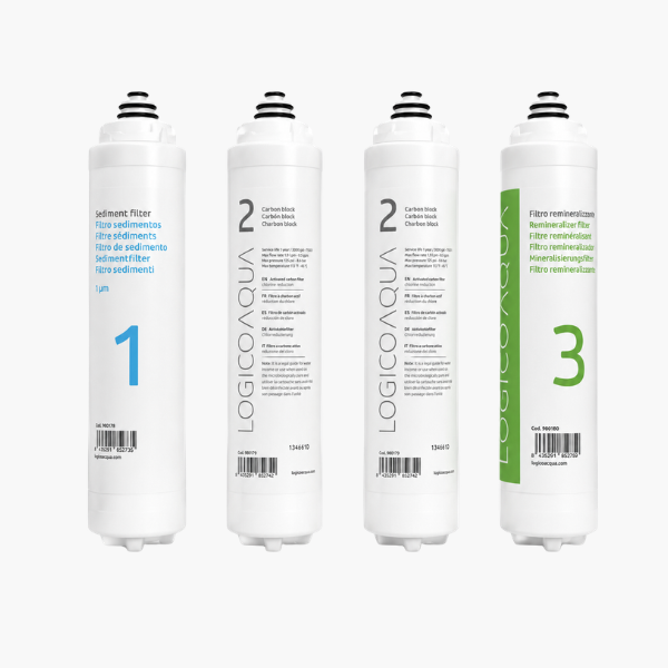 Pack de 6 filtres à changement rapide 5 étapes osmose inverse 6 mois ROCT8
