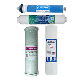Osmose inverse - Pack de 4 membranes et filtres