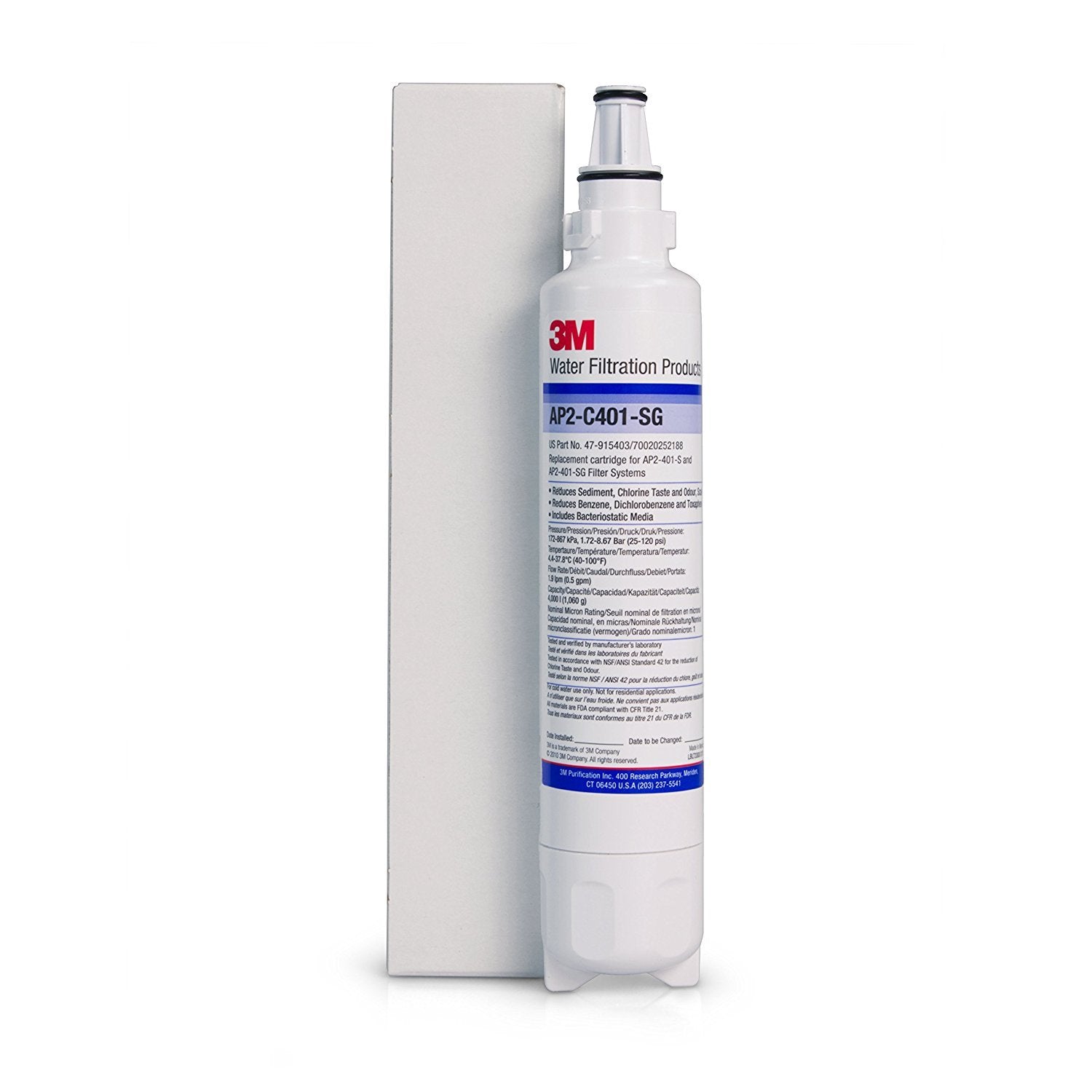 Paquet double 3m AP2-G AP2-C401G Cartouches filtrantes de rechange