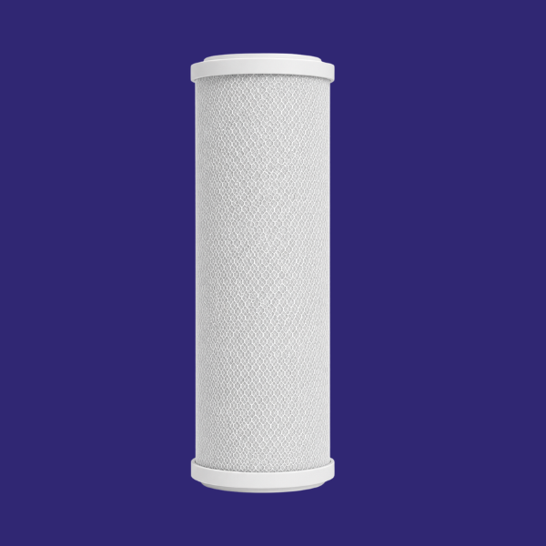 Bloc de charbon actif filtre 5µ 10 pouces (CB10-05/10)