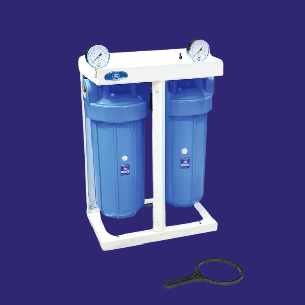 Filtre à sédiments 2 étapes pour alimentation en eau privée