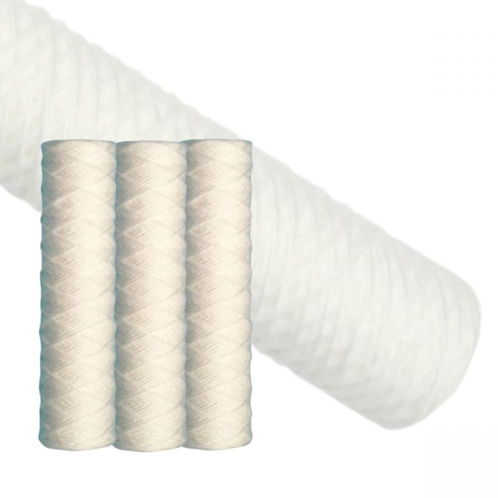 Filtre à Sédiments Lot de 3 - Polypropylène Bobiné 100/150 microns